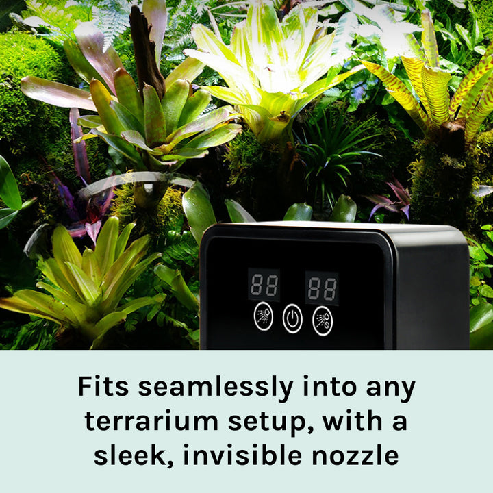 Smart Reptile Atomizer with Automatic Fog Rainforest Spray System and Timer