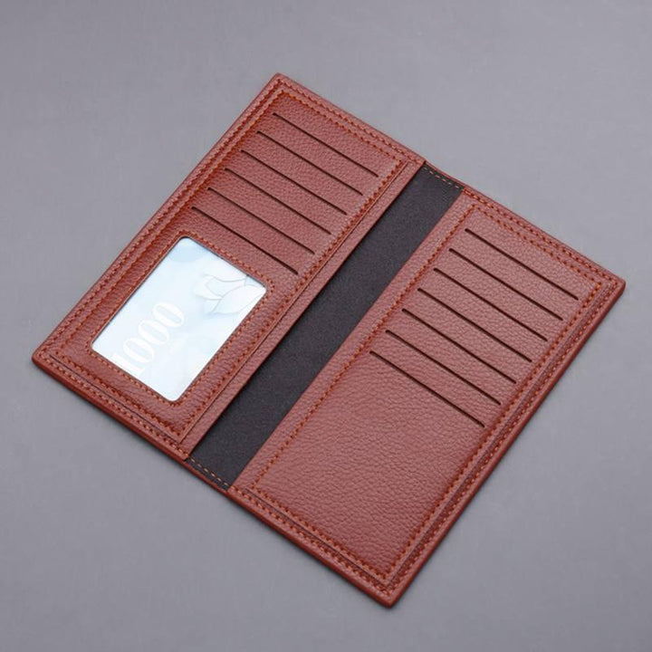 Fashion Coin ID Long Wallet with Multiple Card Slots and Clutch Bag