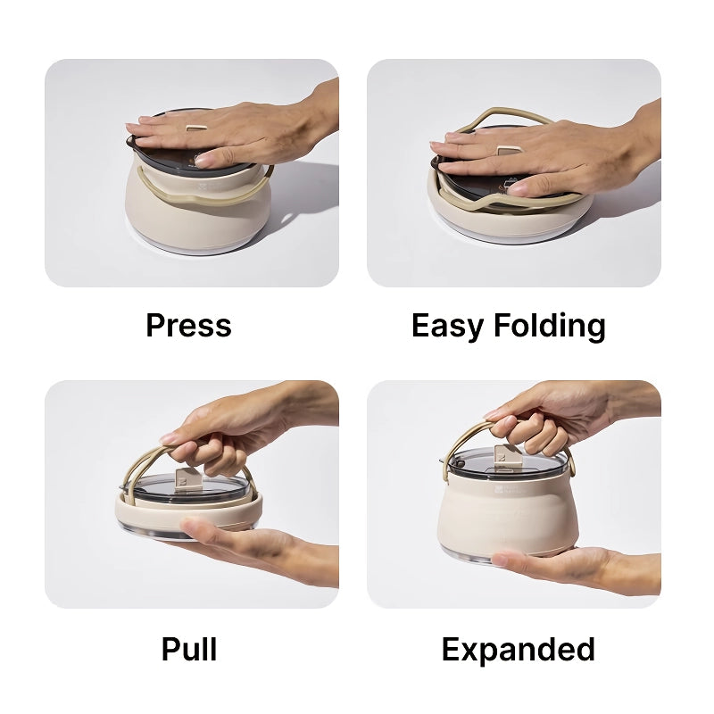 Portable Folding Kettle and Cup Set