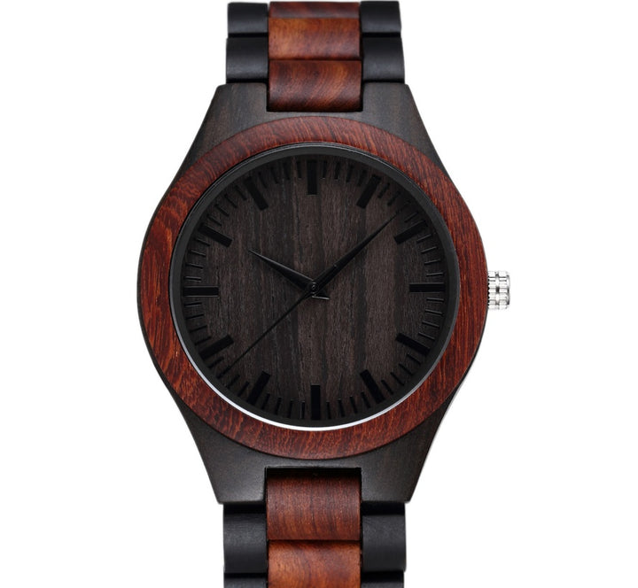 Casual Wood Quartz Movement Watch