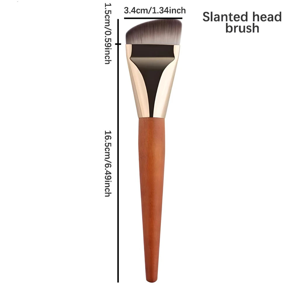 Ultra Thin Flat Foundation Brush for Seamless Makeup Application