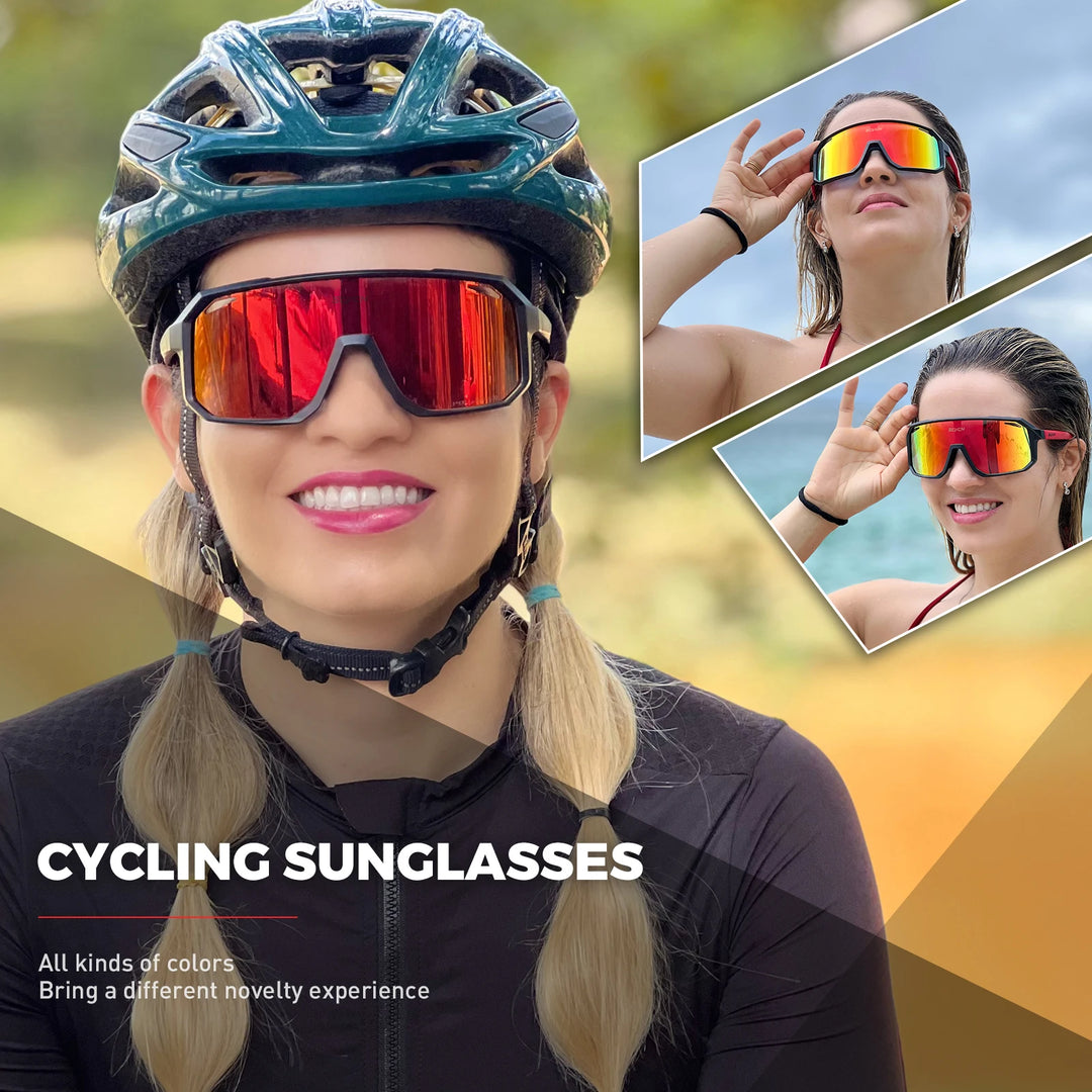 Multi-Sport UV400 Polarized Photochromic Sunglasses - Ultimate Performance Eyewear for Cycling, Running, and Outdoor Adventures