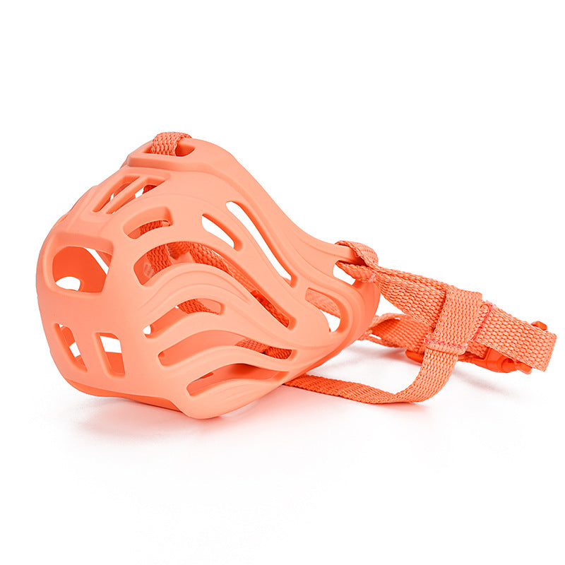 Adjustable Breathable Silicone Dog Muzzle