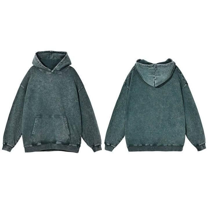 Vintage Washed Heavy Cotton Hoodie