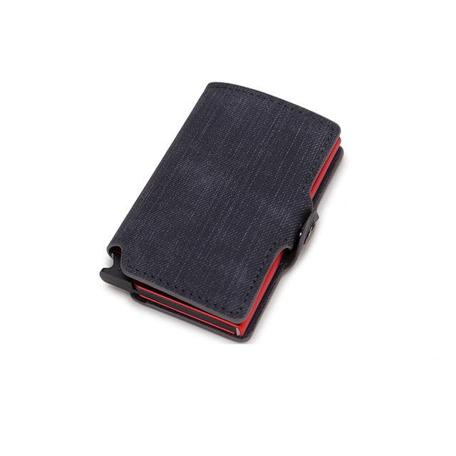 Double Box Metal Automatic Card Bag Wallet Aluminum Alloy - Trendha