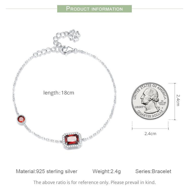 Double Layer Heart Plating Platinum Jewelry Bracelet - Trendha