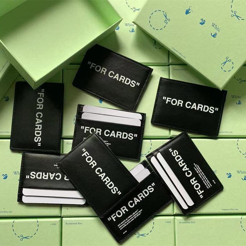 Double Quote Slogan Letter Top Layer Pickup Wallet - Trendha