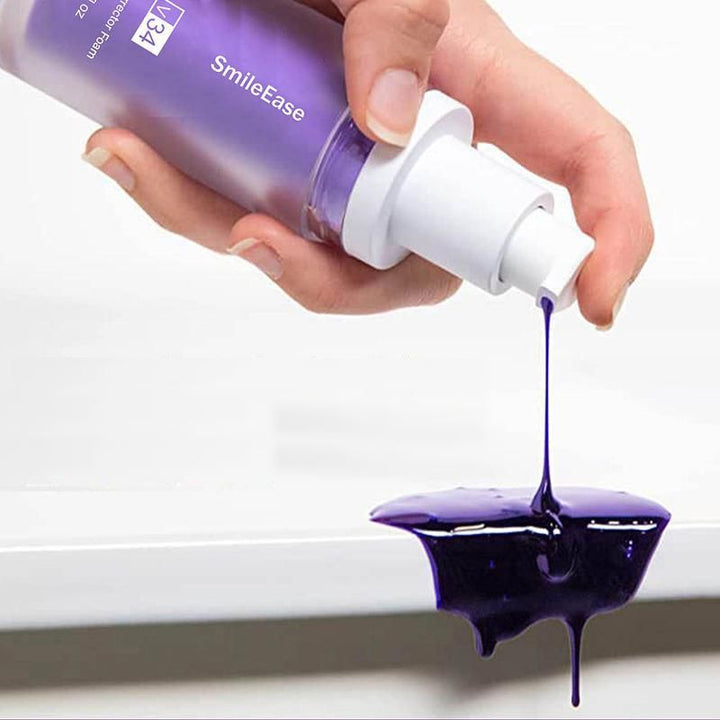 Revolutionary Purple Mousse Toothpaste