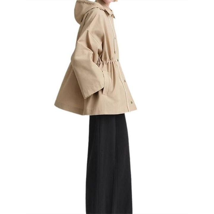Chic Hooded Trench Coat