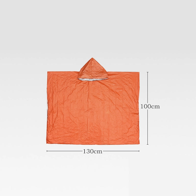 Emergency Waterproof Poncho & Survival Blanket