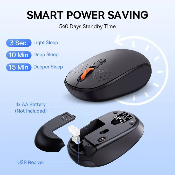 Wireless Bluetooth 5.0 Silent Click Mouse
