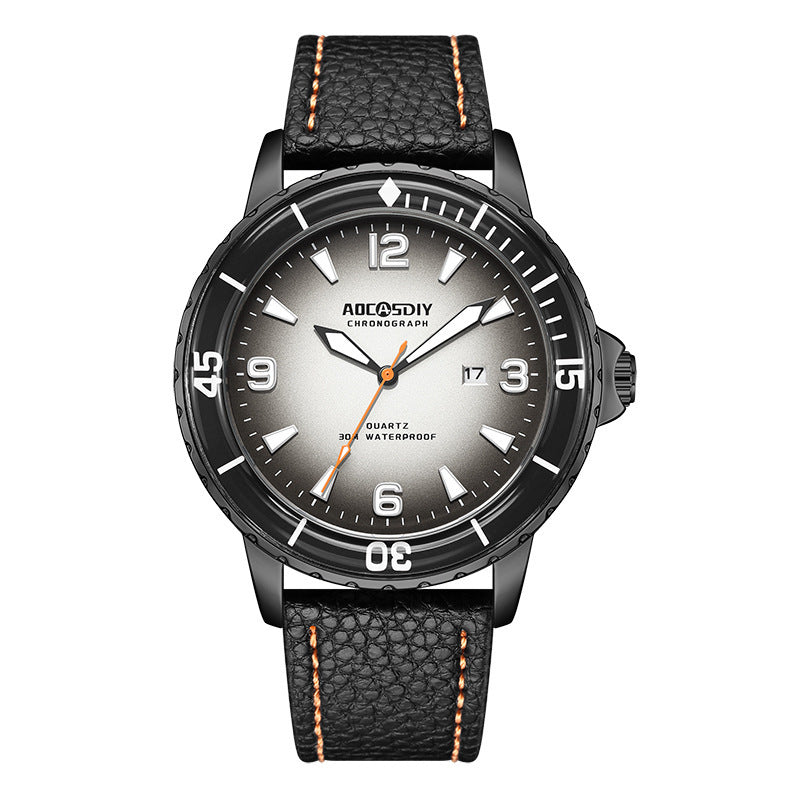 Casual Digital Large Dial Waterproof Calendar Quartz Men&