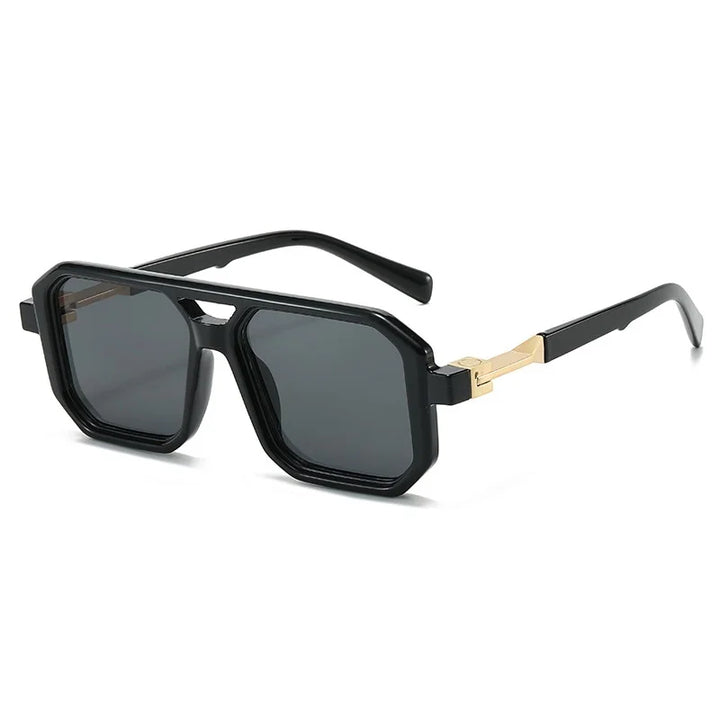 Retro Square Pilot Sunglasses