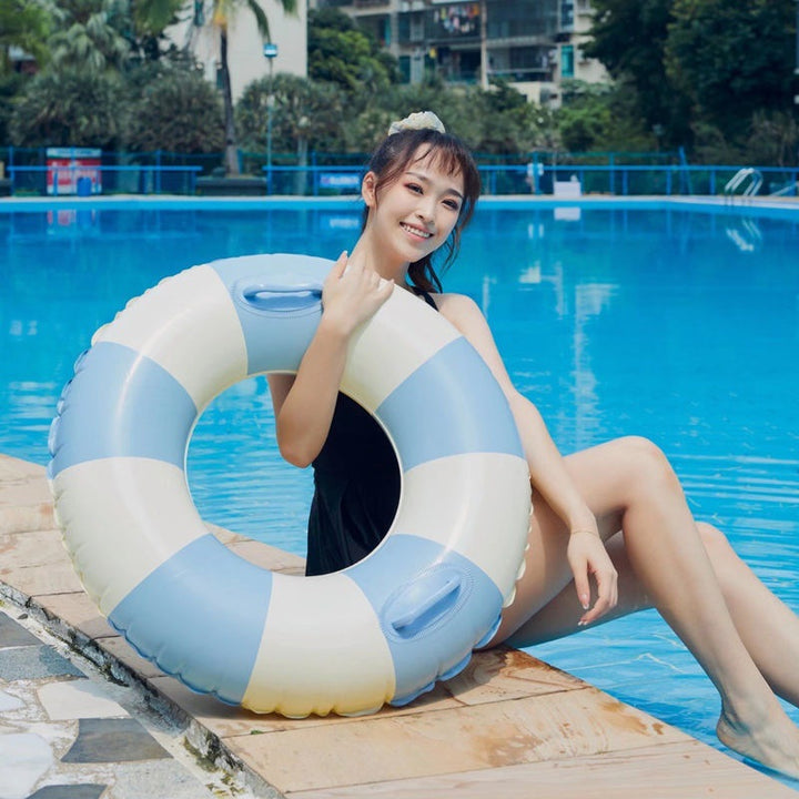 Inflatable Pool Float Swimming Ring for Adults and Kids