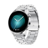 style: Silver crude steel