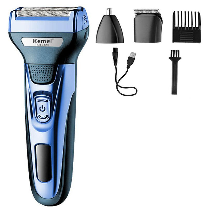 3-in-1 Electric Shaver and Hair Trimmer