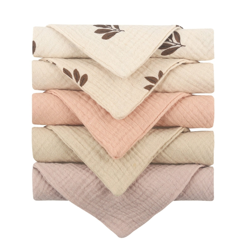 Soft Absorbent Gauze Cotton Baby Washcloths