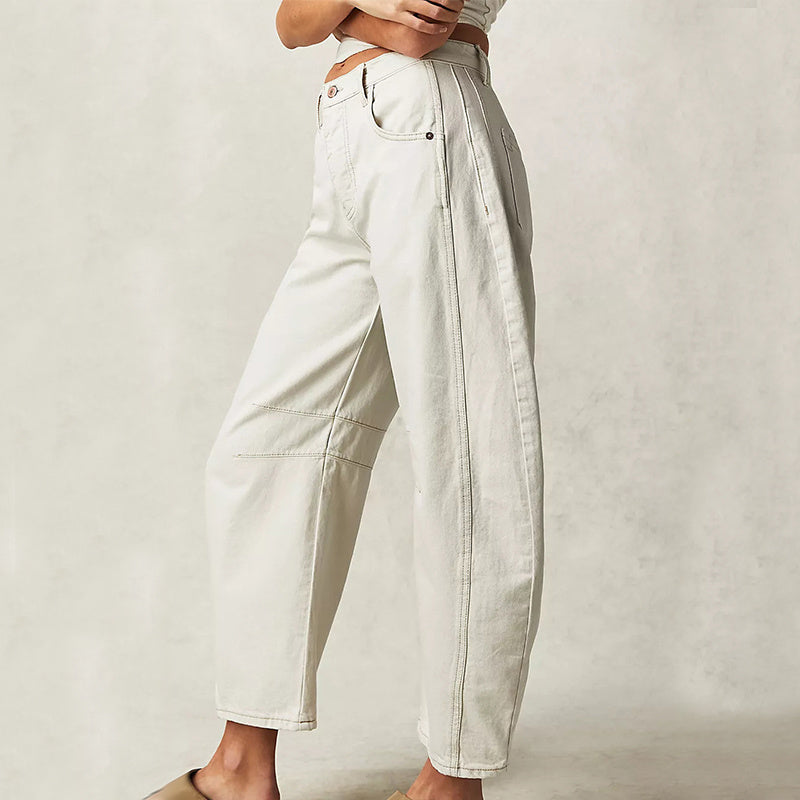 Fashion Loose Wide-leg Pants Summer Sports Straight Trousers Women&