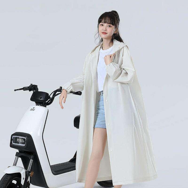 Unisex Thickened EVA Hooded Raincoat