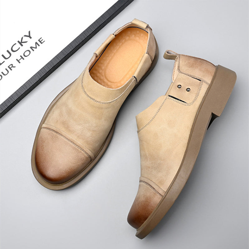 Vintage Casual Slip-On Dress Loafers for Men