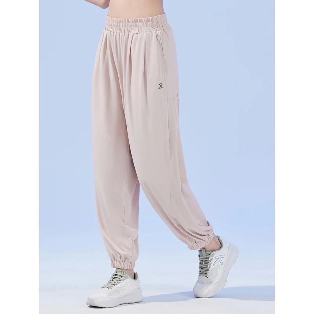 Women’s Quick-Dry Outdoor Yoga Pants - Summer Ice Silk Sweatpants