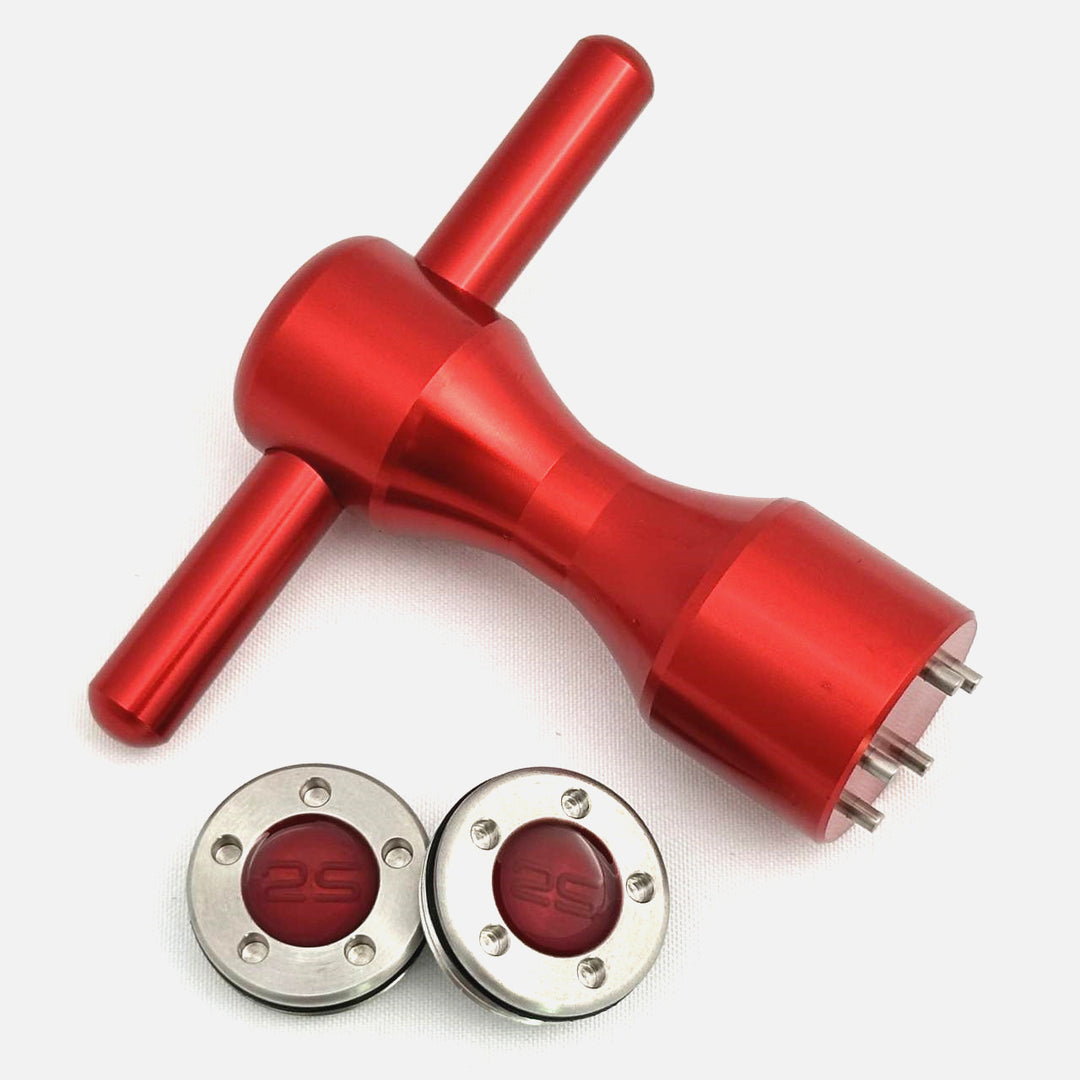 Big Tooth Red Putter Screw Set Golf Accessories