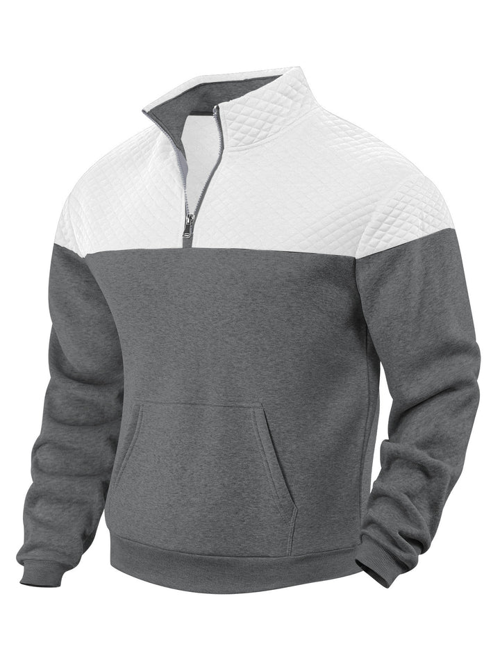Men's Color Matching Fashion Casual Sweater
