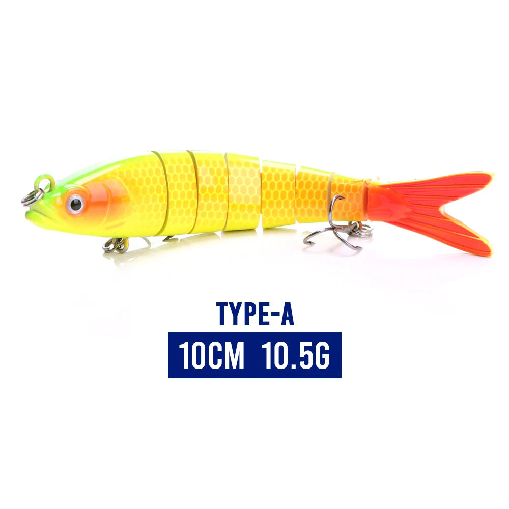 100mm Multi-Jointed Fishing Lures