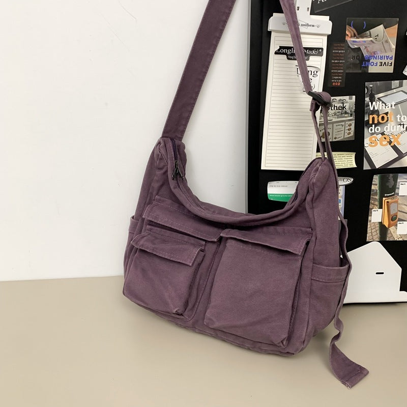 Retro Large Capacity Shoulder Crossbody Bag