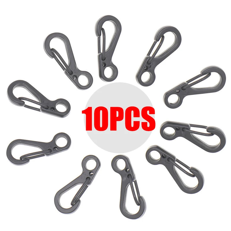 10Pcs Mini Spring Backpack Clasps