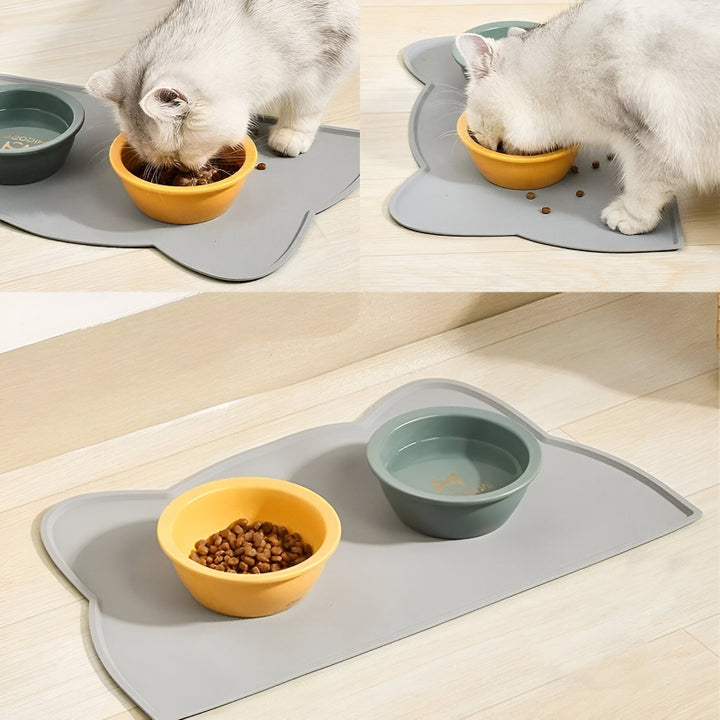 Silicone Waterproof Pet Feeding Mat for Dogs and Cats