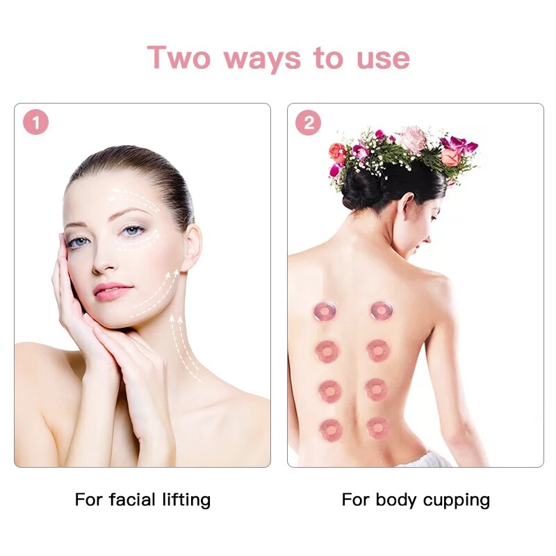 Facial Cupping Massage Set for Skin Lifting & Anti-Cellulite