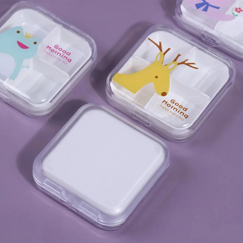 Portable Cartoon Mini Travel Pill Box – Trendha