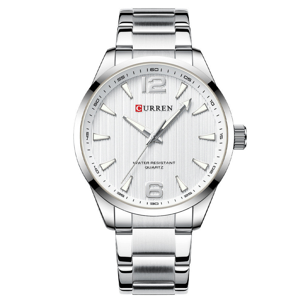 Men's Business Quartz Steel Belt Watch