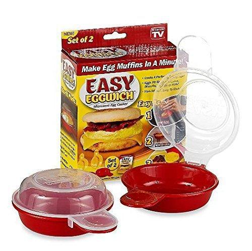 Easy Eggwich Egg Hamburg Pancake Omelet Maker Microwave Cheese Egg Poachers Eggs Tools Drop Shipping - Trendha