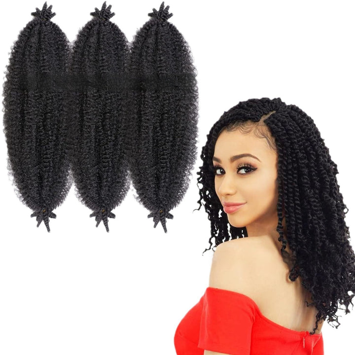 Wig Crochet Hair Springy Afro Twist Hair Chemical Fiber Wig Dreadlocks