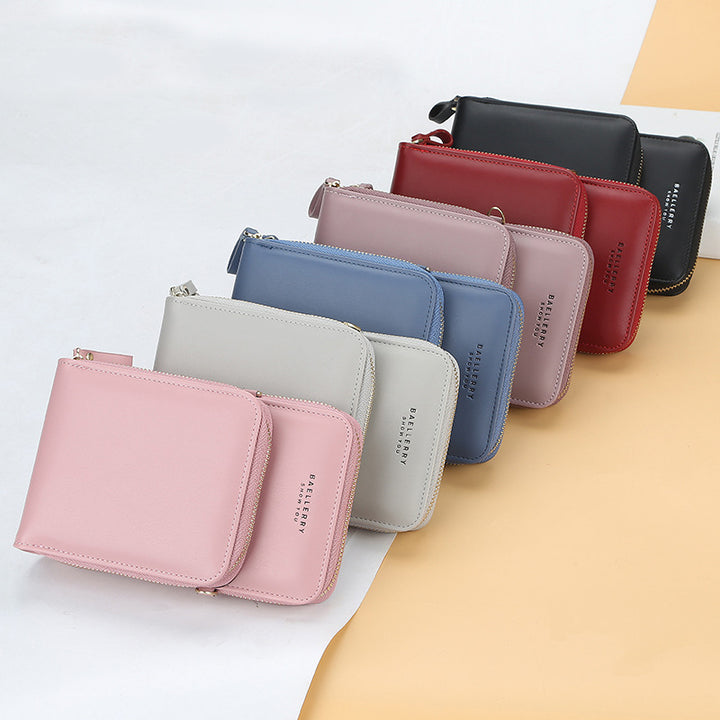 Large Capacity Crossbody Shoulder Bags For Women Fashion Zipper Mobile Phone Bag