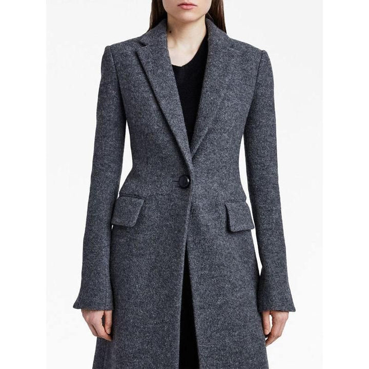 Elegant Woolen Long Coat for Women