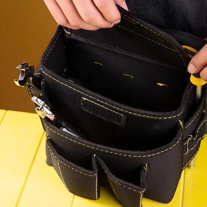 Multifunctional Waist Tool Bag with Reinforced Structure and Comfortable Grip