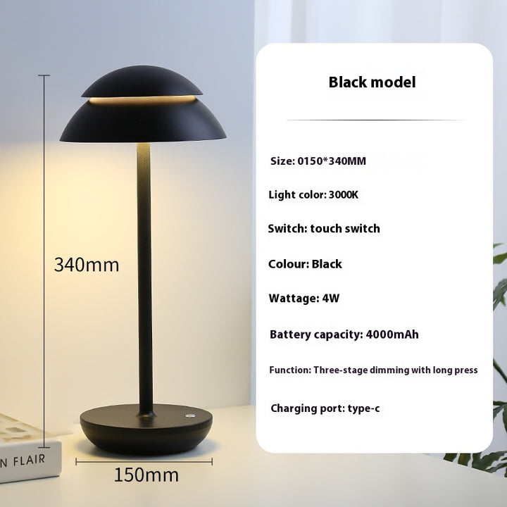 Nordic Minimalism Table Lamp Modern Creative Living Room Bedside Study Studio Outdoor Restaurant Decoration USB