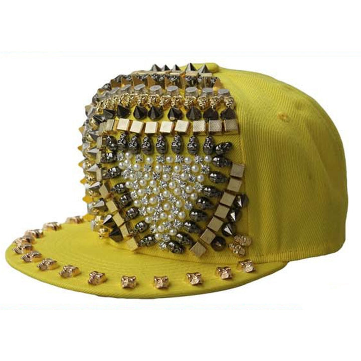 European And American Harajuku Style Handmade Nail Plastic Rivet Baseball Cap