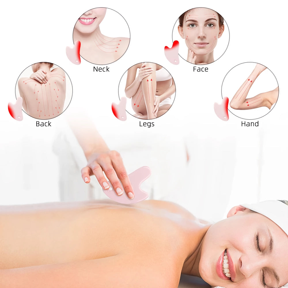 Ceramic Gua Sha Face Massager