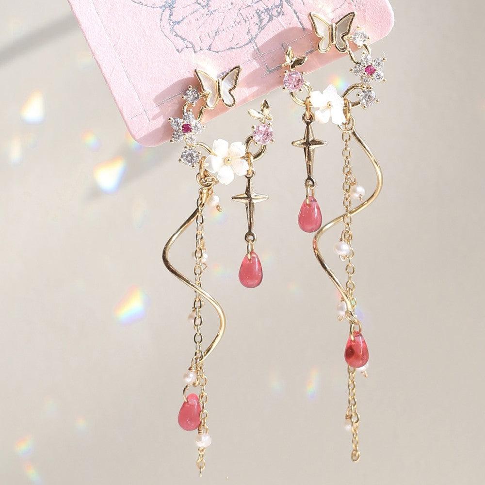 Elegant And Exquisite Color Gilded Earrings - Trendha