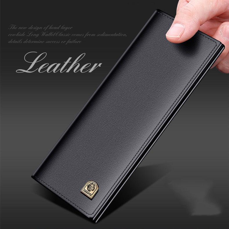 European And American New Wallet Long Soft Leather Men - Trendha