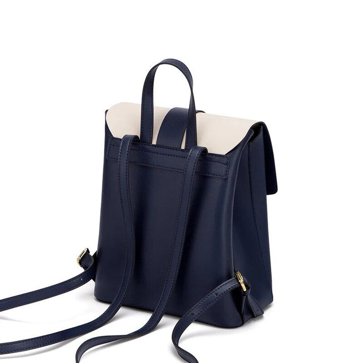 Versatile Leather Fashion Backpack