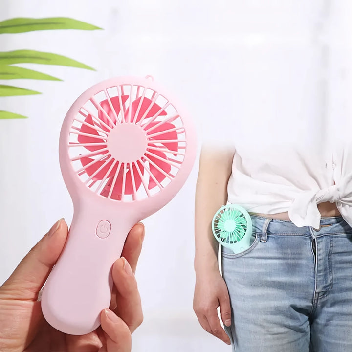 Compact 800mAh Rechargeable Pocket Fan