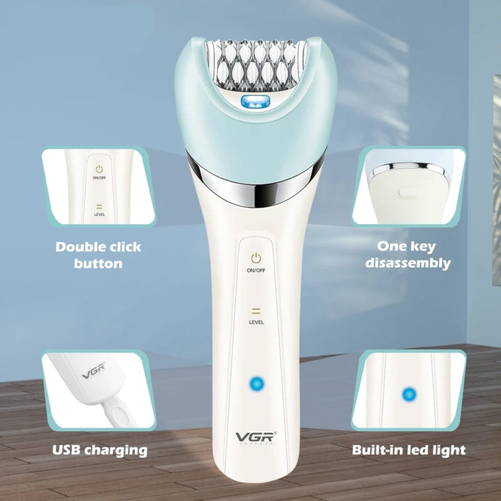 Professional Rechargeable 5-In-1 Electric Shaver & Grooming Kit