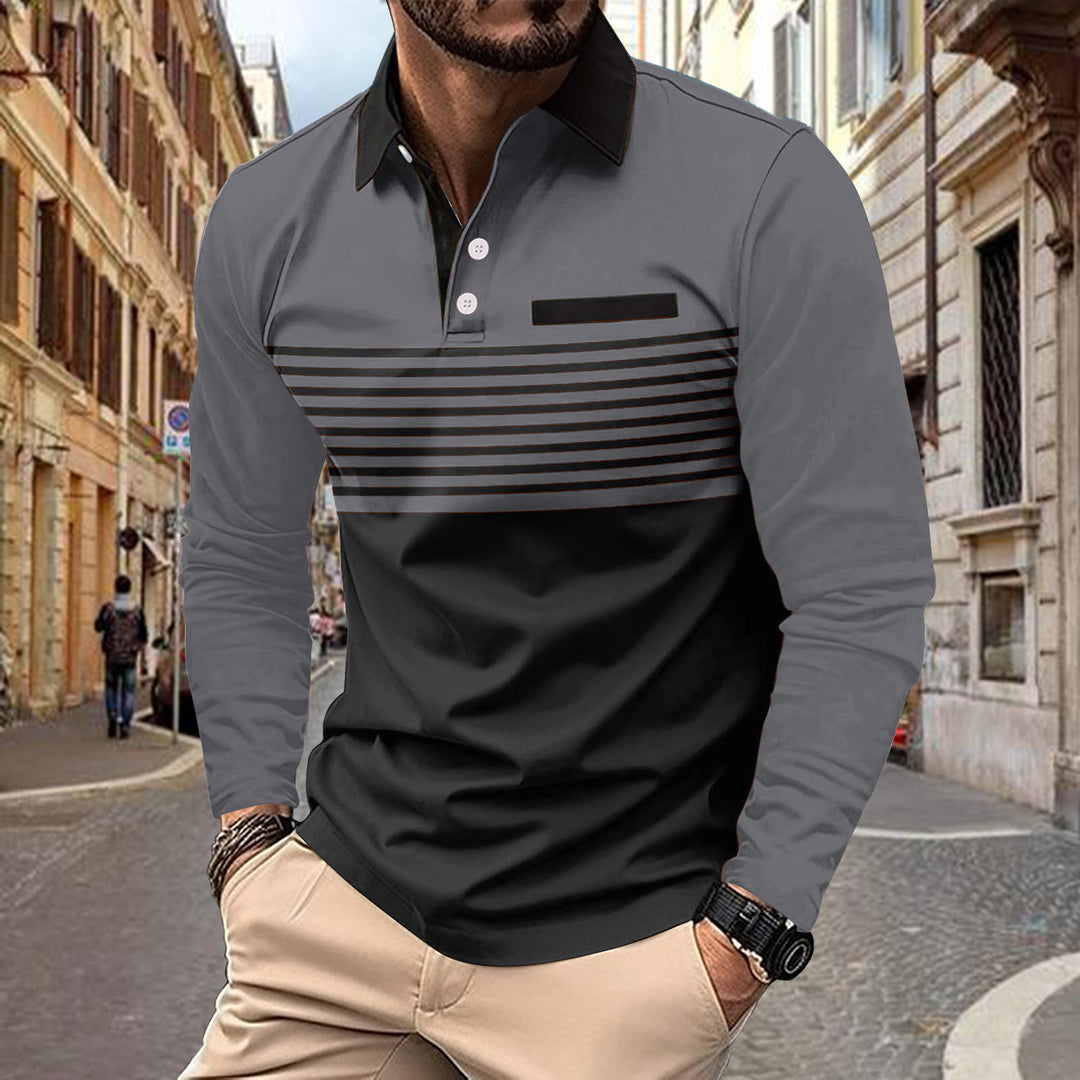 Polo Shirt Pocket Men's Sports Polo Shirt