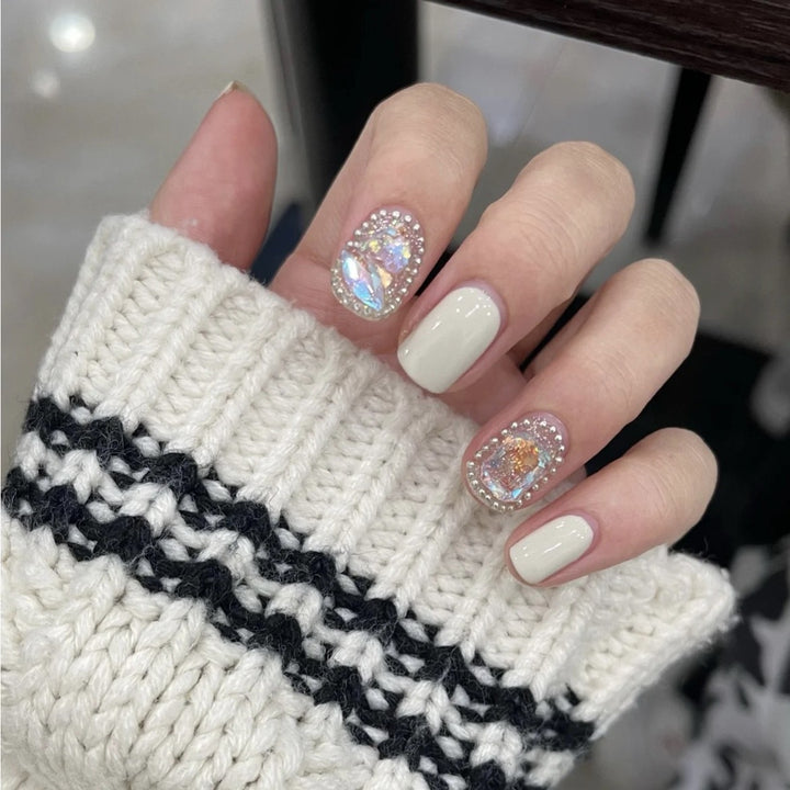 Removable Aurora Gem Nail Patch