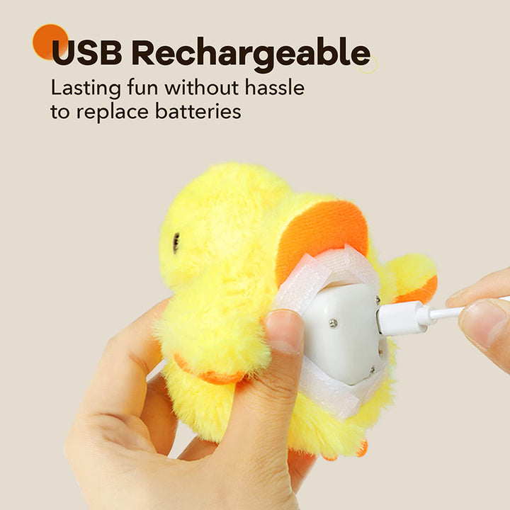 Interactive Plush Duck Toy